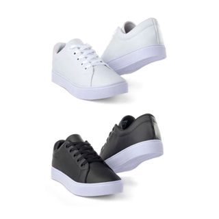Kit 2 Pares Tênis Casual Modinha Black Friday Lançamento Envio Rápido em Oferta na Shopee