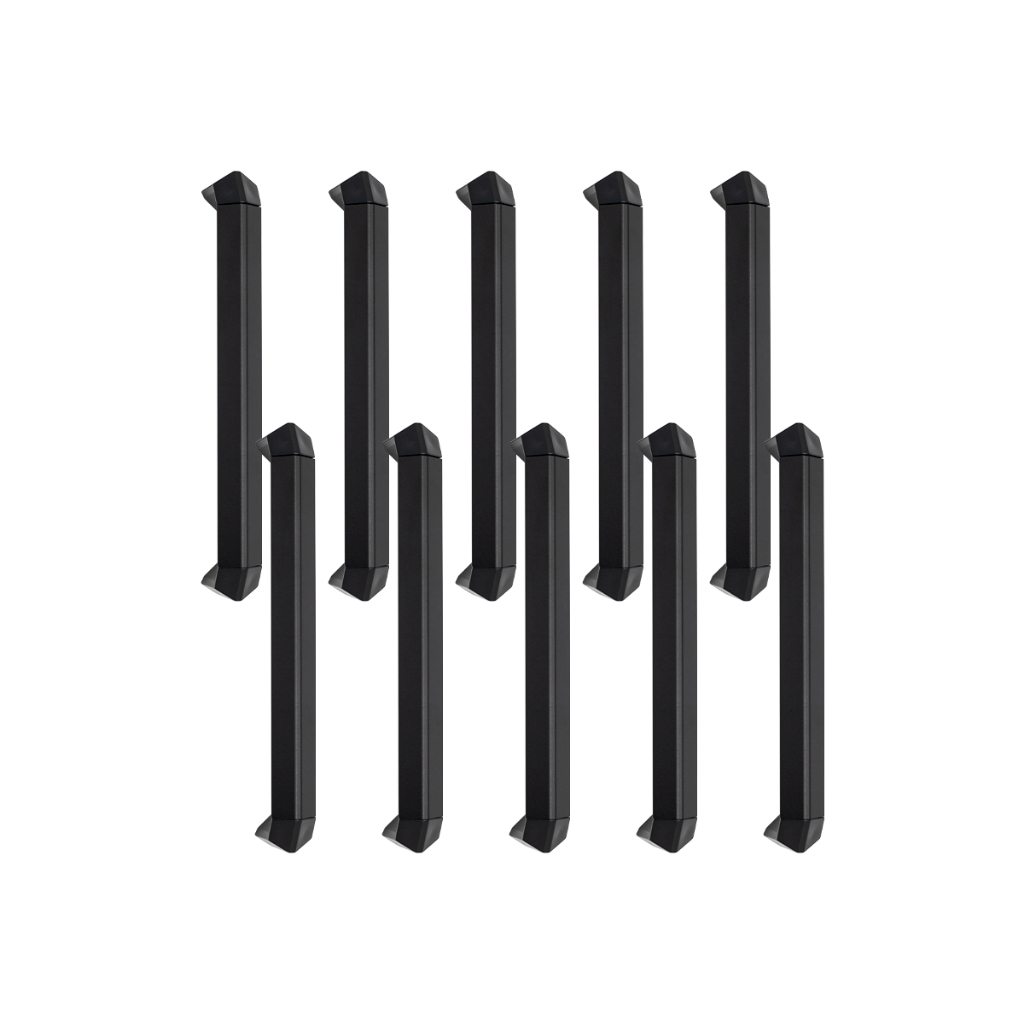 11 Uni Puxador Para Gavetão Porta De Armário Trip Alumínio 128mm