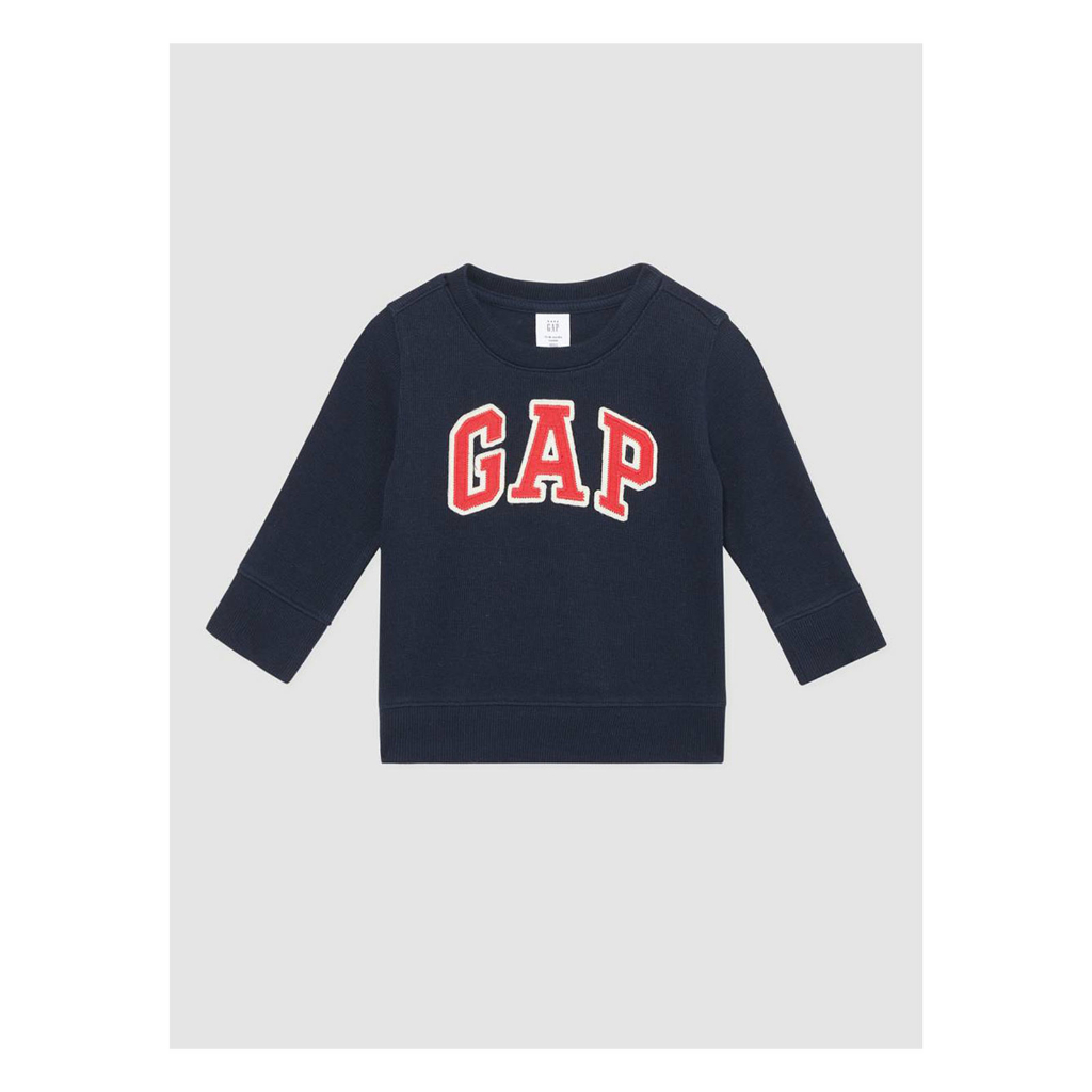 Gap Blusa Canelada Marinho/Vermelho