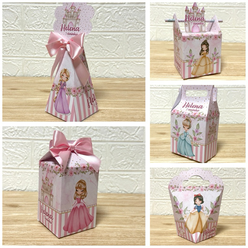 Kit Festa Princesas Disney (pegue e monte) lembrancinha | kit | festa | menina | personalizado