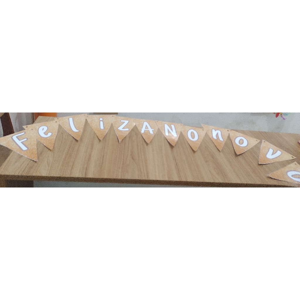 Bandeirola personalizada feliz ano novo