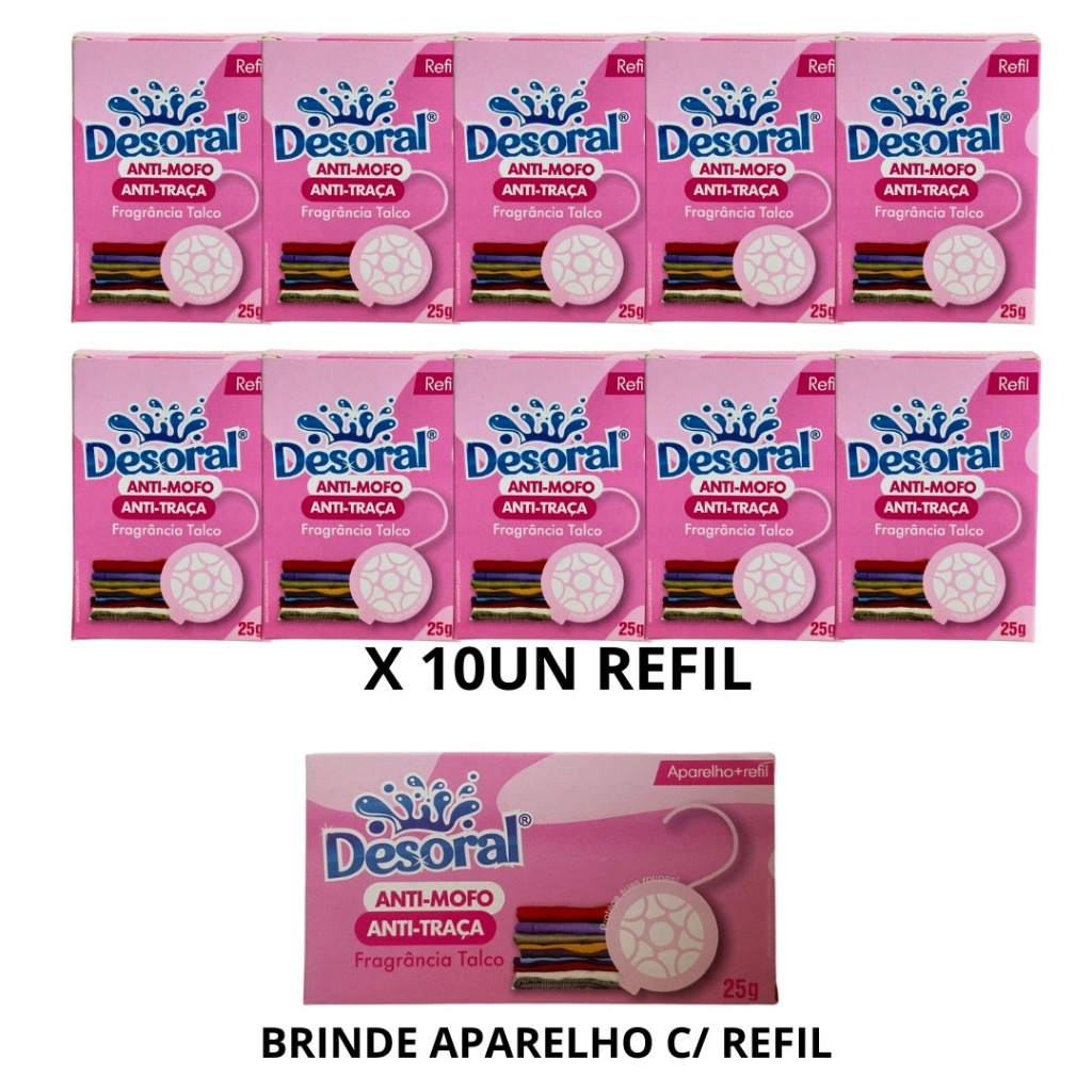 KIT 10 REFIL SEM APARELHO ANTITRACA GUARDA ROUPA ARMARIO EVITA MOFO BRINDE 01 APARELHO em Oferta na Shopee