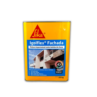 Sika Manta Impermeabilizante Igolflex Fachada Parede Elástica Exteriores Branco 20kg 4 em 1 Multiuso em Oferta na Shopee