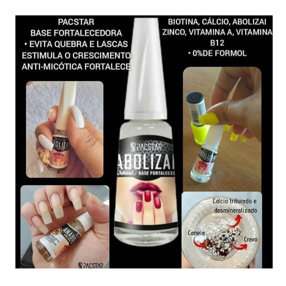 Base Anabolizante Pacstar Fortalecedora De Unhas Original Barata