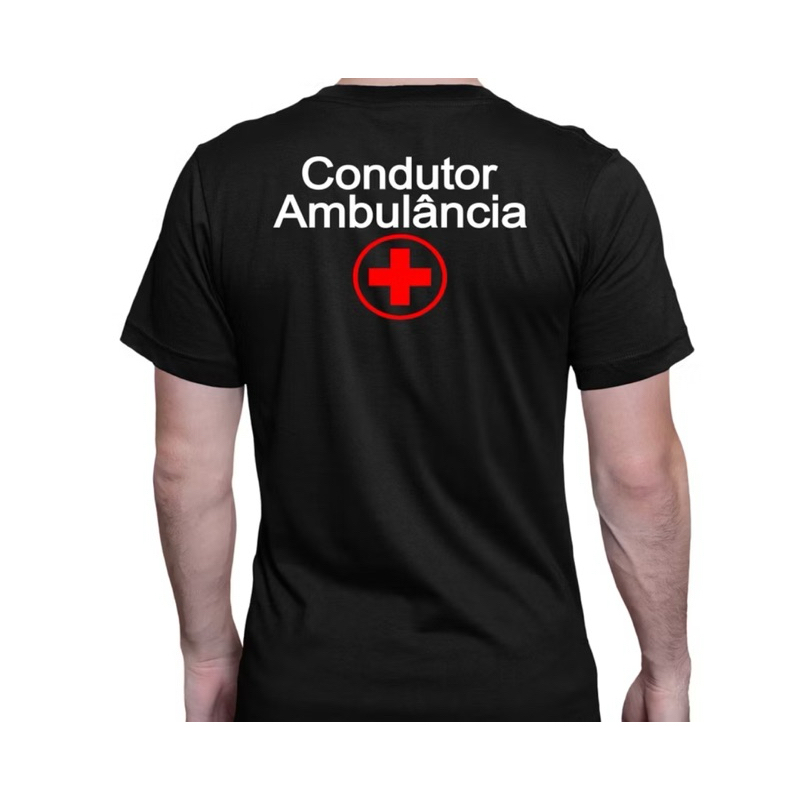 camiseta (condutor Ambulância )super oferta venha conferir em Oferta na Shopee