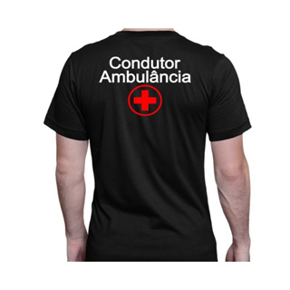 camiseta (condutor Ambulância )super oferta venha conferir em Oferta na Shopee