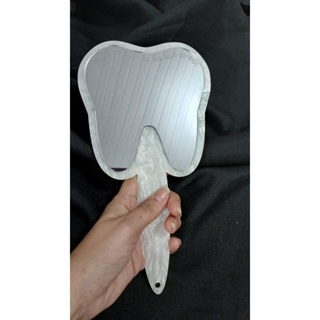 Espelho dente acrílico personalizado com logo para consultório em Oferta na Shopee