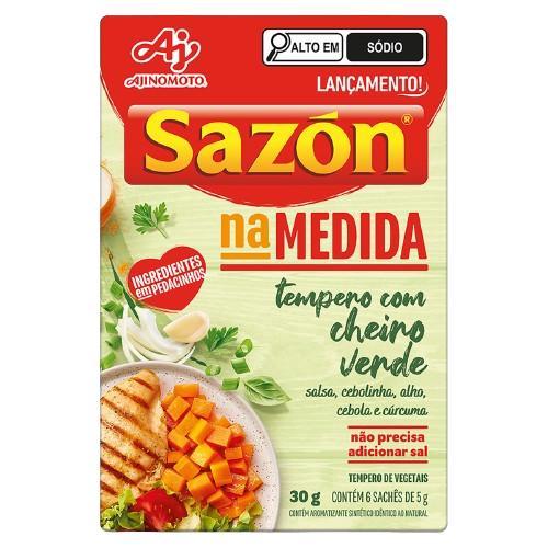 2 unidades Ajinomoto Tempero Em Pó Sazón na Medida Cheiro Verde Ajinomoto 30g