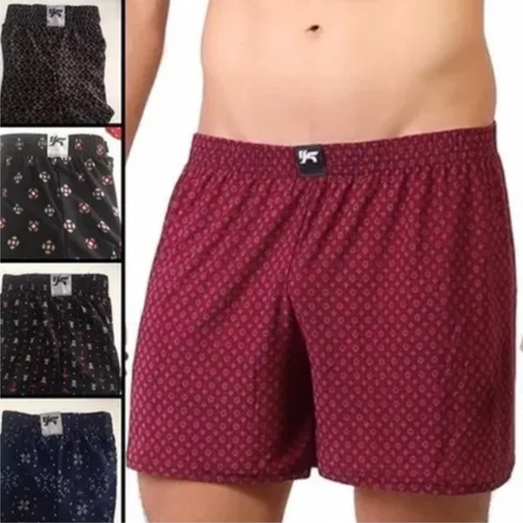 Kit 03 Samba Canção Cueca Short de Dormir Em Liganete Malha