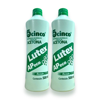 Kit 2 Lutex acetona Removedor 500ml removedor de esmalte em Oferta na Shopee