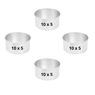 Kit 04 (Quatro)  Formas Bento Cake 10 X 5 Assadeira Confeitaria Bolo em Oferta na Shopee