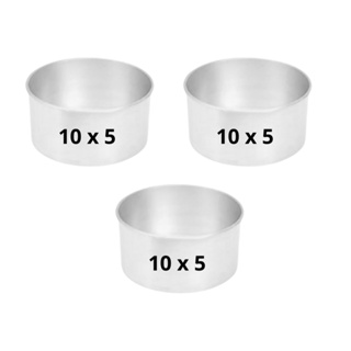 kit 03(Três) Forminhas Bento Cake 10 X 5cm Forma Aluminio em Oferta na Shopee