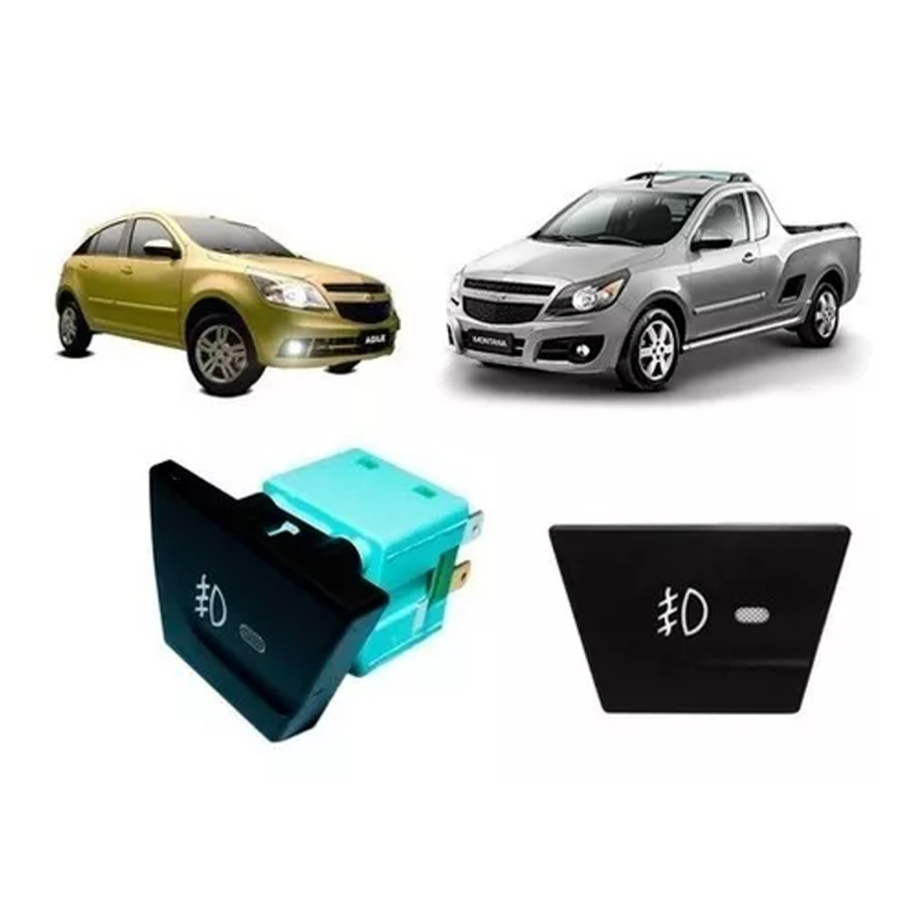 Botão Interruptor Milha Agile Montana 09/2015 Led Azul Verde em Oferta na Shopee