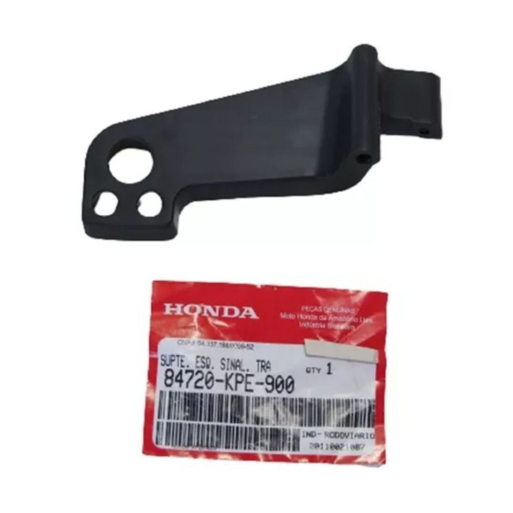 Suporte Pisca Traseiro XR 250 Tornado até 2008 / BROS 125 até 2008/ BROS 150 até 2008 Original Honda Cód:84720-KPE-900