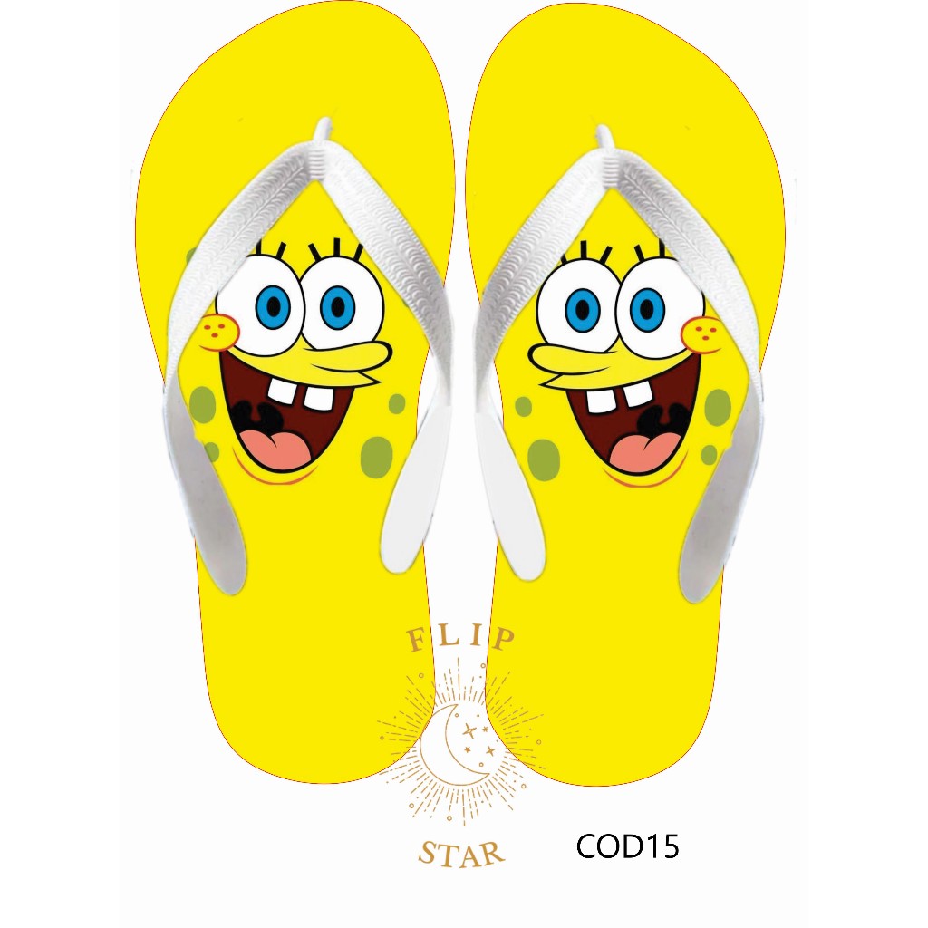 Chinelo Bob esponja - Estampas Variadas | Tamanhos Adulto e Infantil