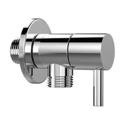 Registro Ducha Higiênica 1/4 De Volta Alavanca C36 Metal cromado