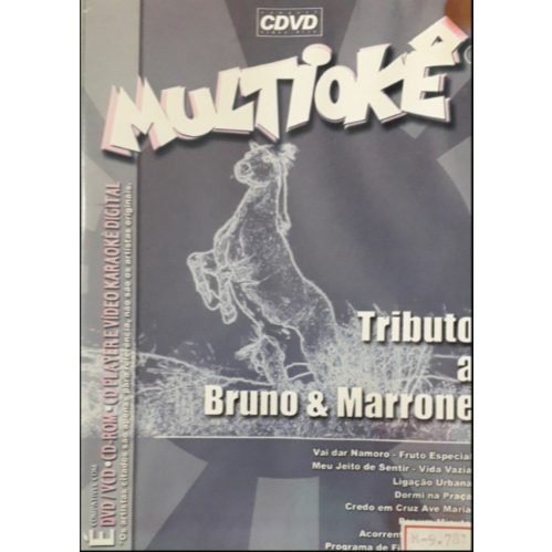 DVD KARAOKÊ - Tributo A Bruno E Marrone - Multiokê
