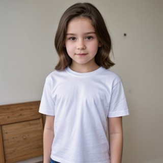 Kit 5 Camisetas Branca Infantil Escolar Algodão – Básica para Menino e Menina, Tamanhos 4 a 16 em Oferta na Shopee