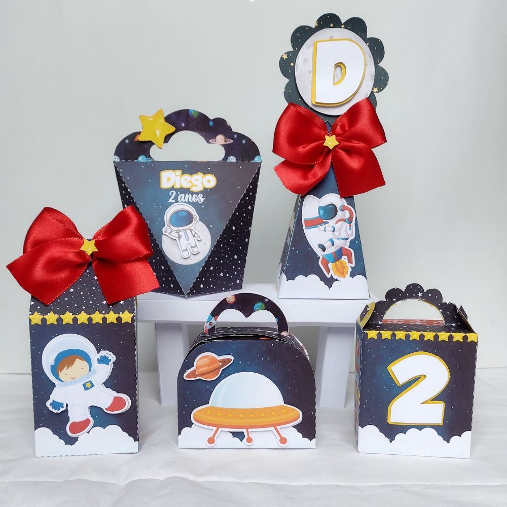 Kit Personalizado para lembrancinha Astronauta / Lembrancinha Personalizada / Aniversário Infantil Astronauta