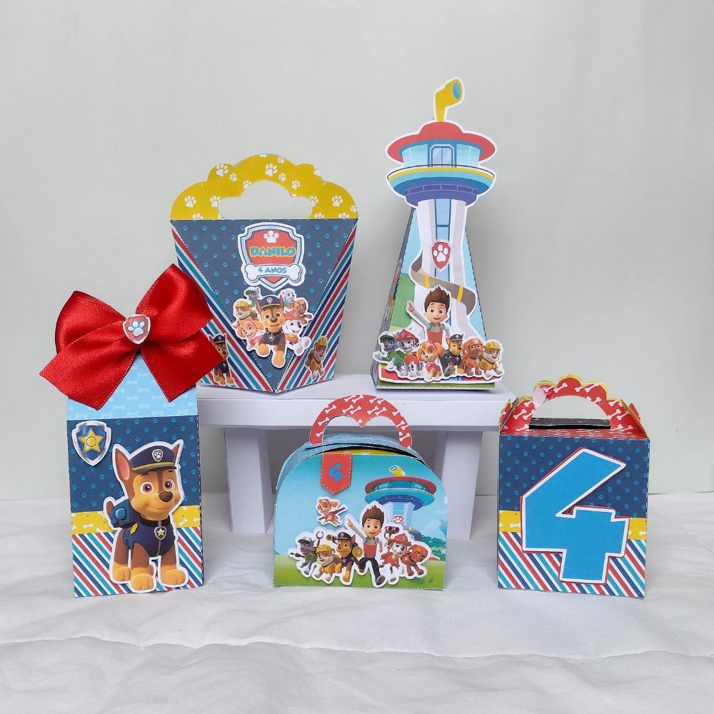 Kit Personalizado para lembrancinha Patrulha Canina / Lembrancinha Personalizada / Aniversário Infantil Patrulha Canina