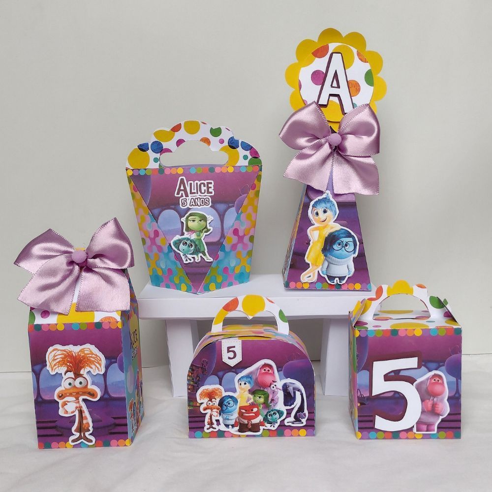 Kit Personalizado para lembrancinha Divertidamente/ Lembrancinha Personalizada / Aniversário Infantil Divertidamente