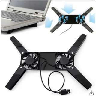 Suporte Base Notebook Com Cooler USB De Ventilação 2 Ventilador Dissipador De Calor em Oferta na Shopee