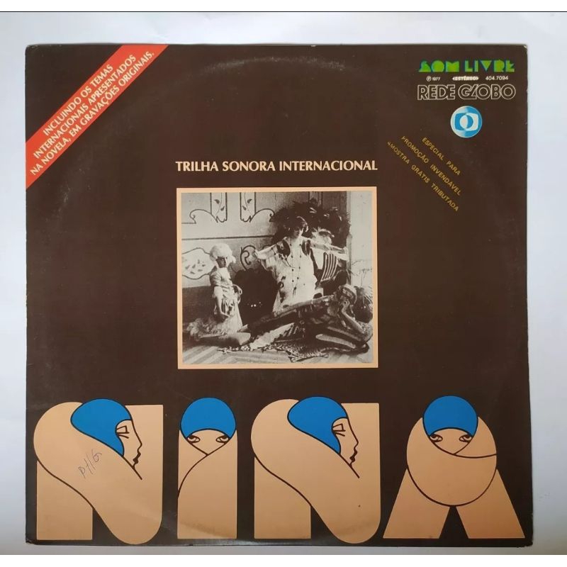 LP Novela Nina Internacional - antigo vintage raro anos 70