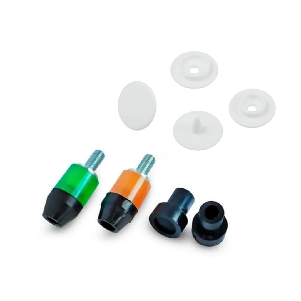 Matriz+ botão de pressão tic tac 10/12mm branco com 100 unidades Ritas