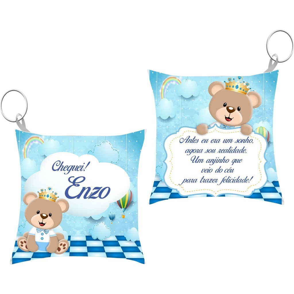 Kit 20 ou 50 Lembrancinhas chá de bebê  Almochaveiros personalizados Para Festa
