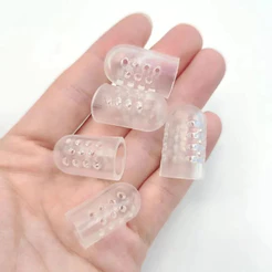 kit 5 Peças Protetor De Silicone Para Dedo Pé Unha Encravada Calo