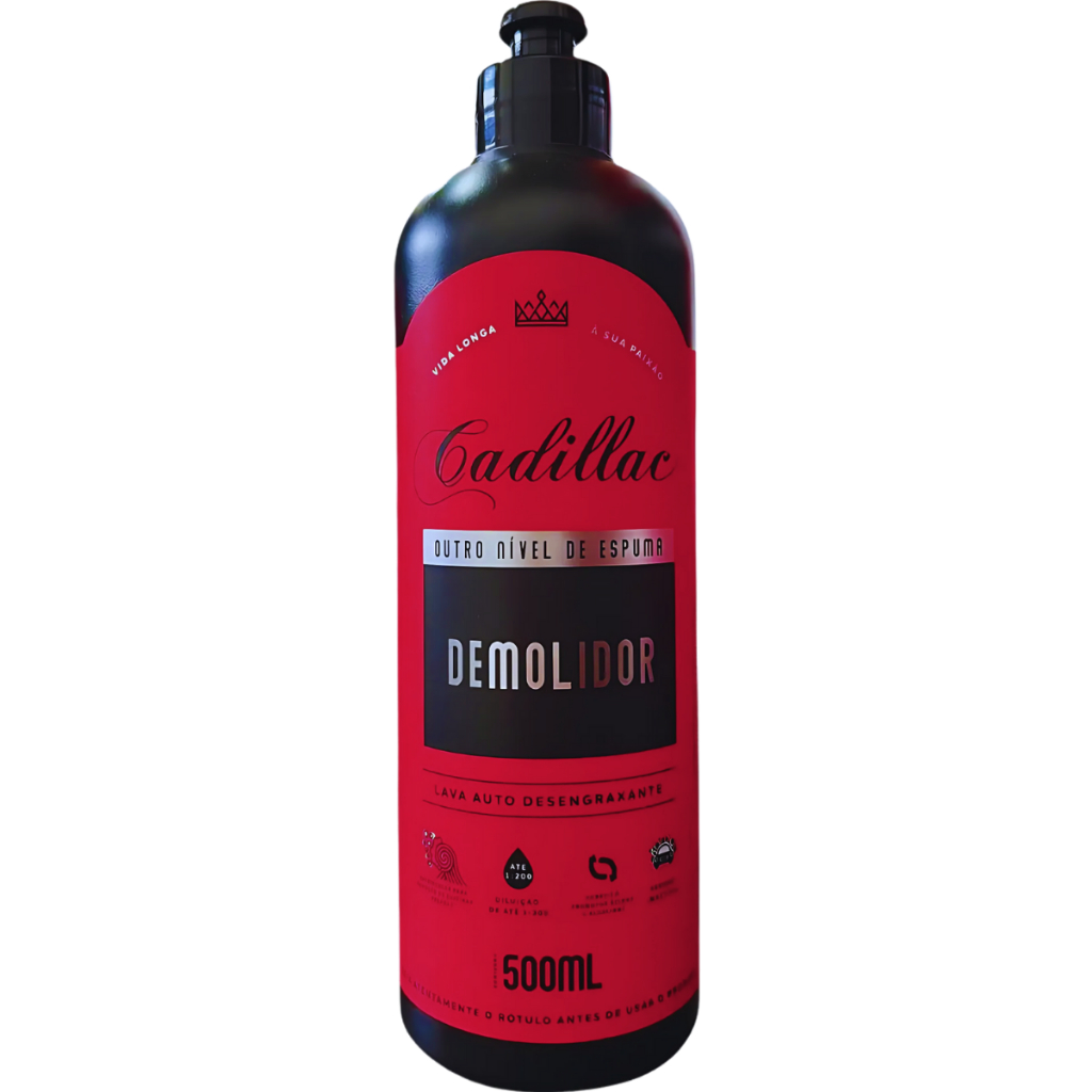 Shampoo Demolidor Cadillac Lavagem Automotiva 500ml em Oferta na Shopee