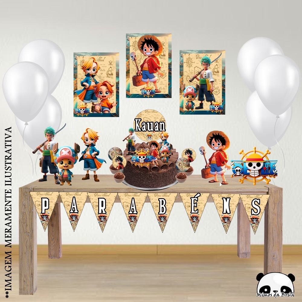 Kit festa - ONE PIECE CUTE