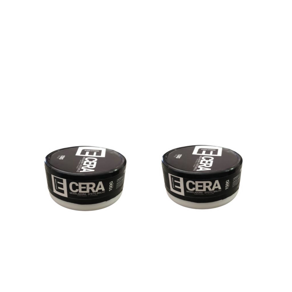 KIT   EVOLUTION  2 CERA MODELADORA EFEITO BRILHO 150G em Oferta na Shopee