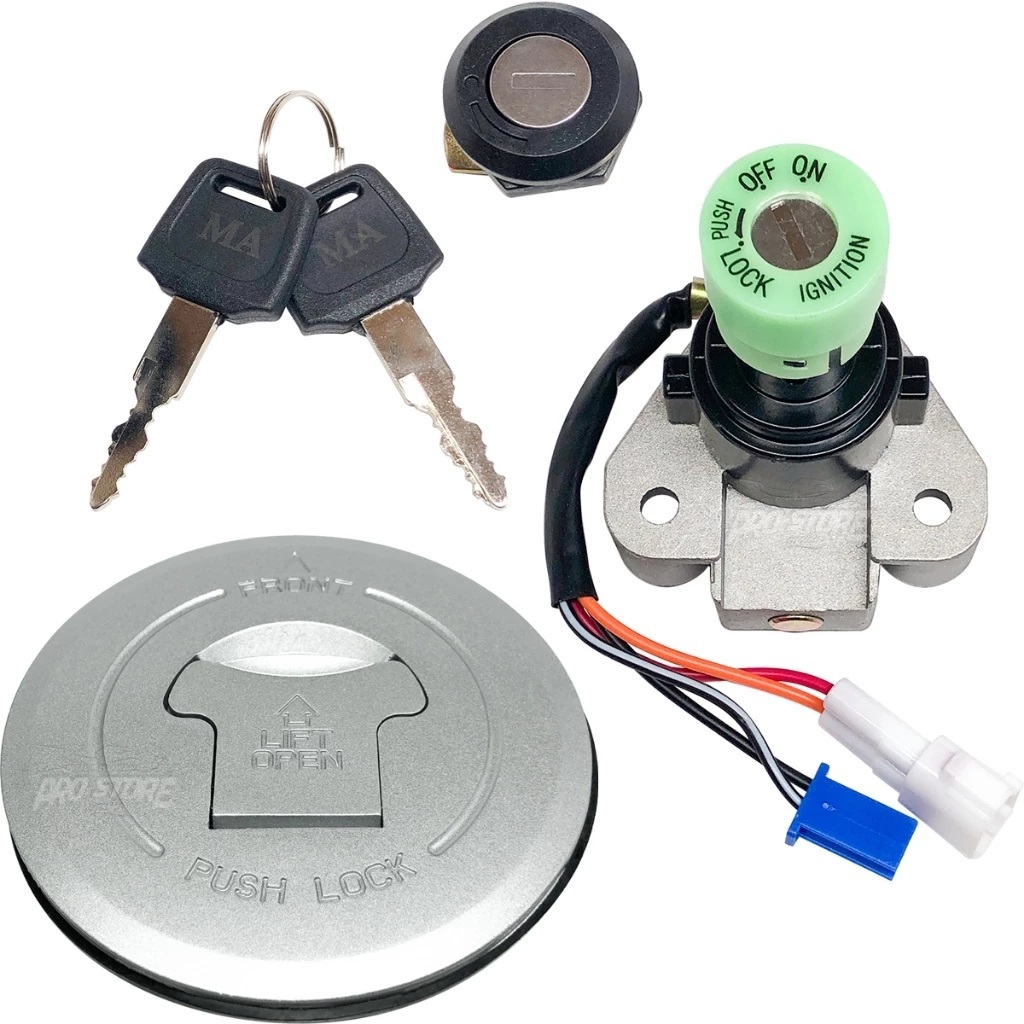 KIT Chave de Ignição DAFRA APACHE 150 2010 a 2015 com Tampa de Tanque e Trava Tampa Lateral. em Oferta na Shopee