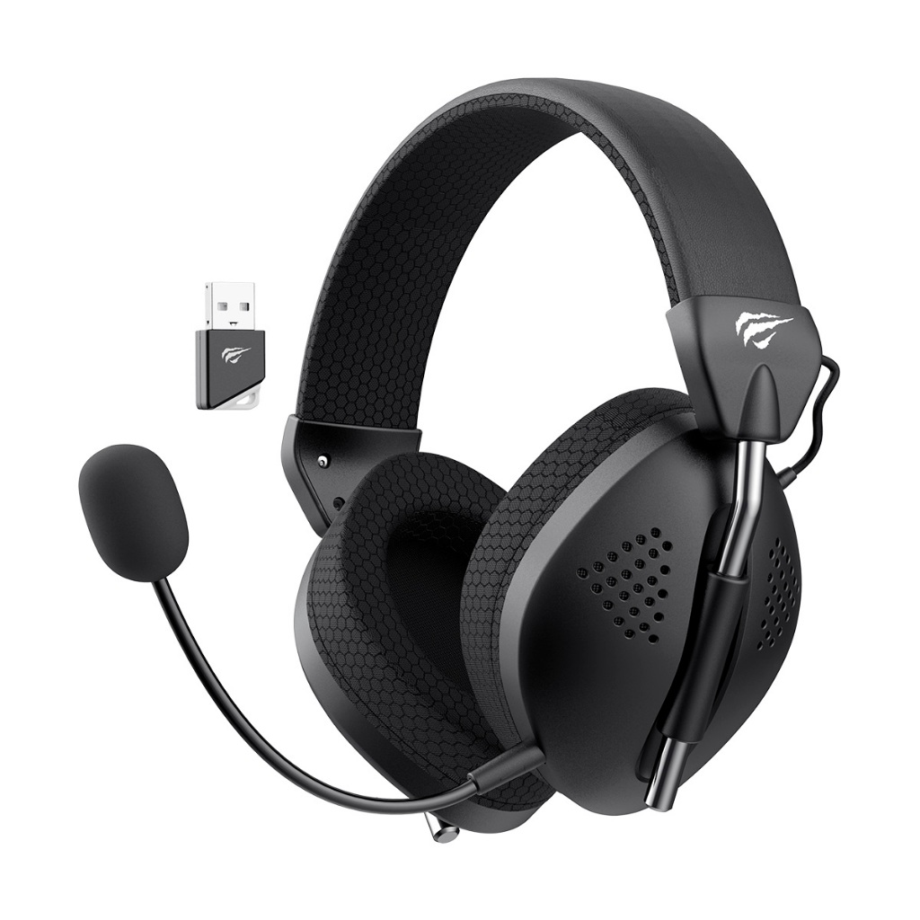 Headset Gamer Havit Gamenote Fuxi H4 BT 2.4Hz Type-C Preto