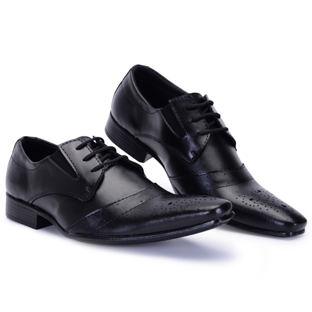 Sapato de Amarrar Engraxar Detalhes Oxfords