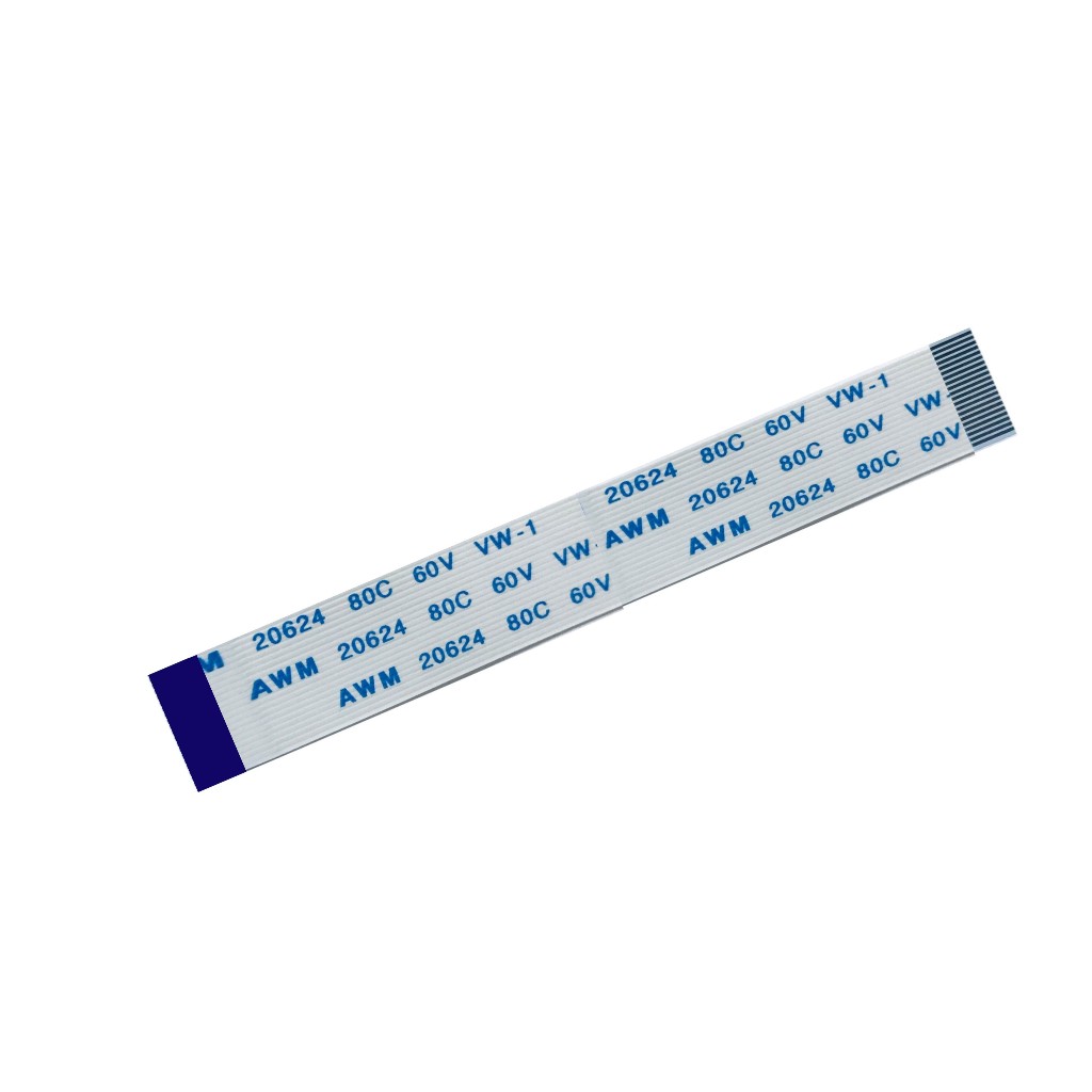 Cabo Flat 20 Vias Invertido  10mm Largura   X 12cm Comprimento - AWM
