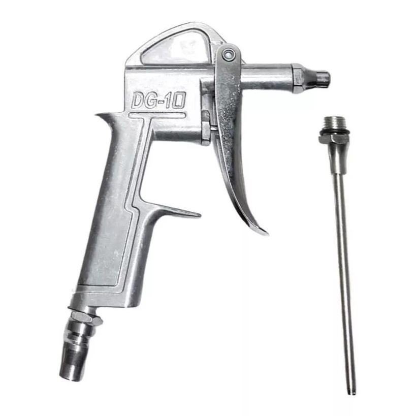 Pistola Para Limpeza Ar Comprimido Com Bico Longo Extra