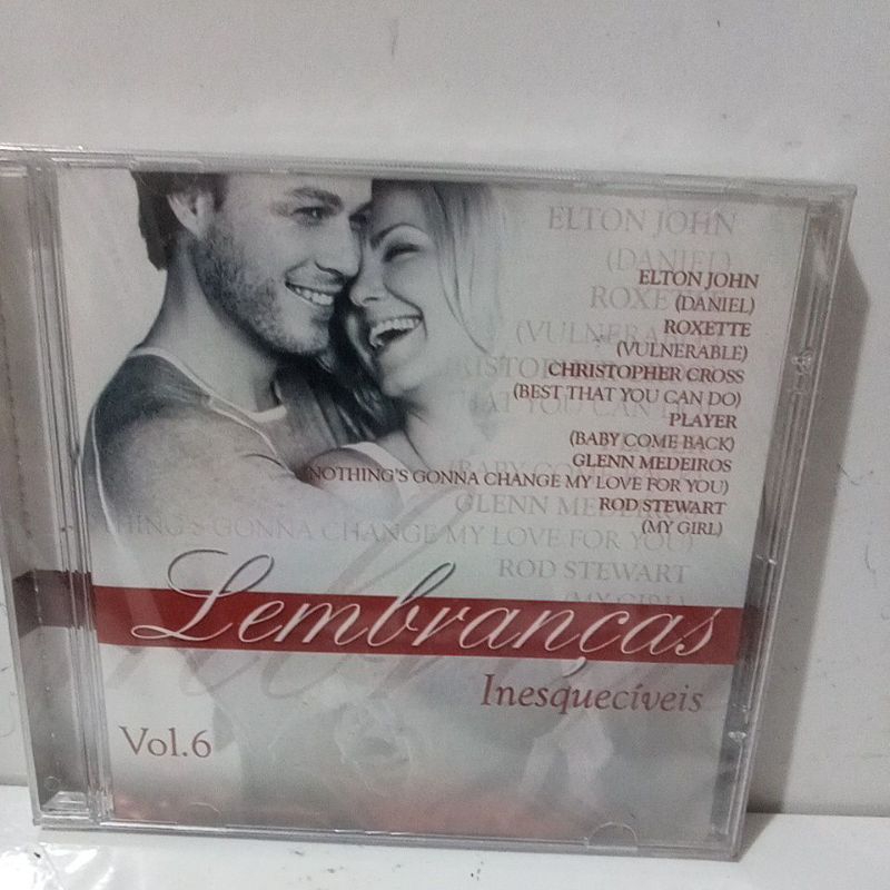 Cd Lembranças Inesquecíveis Vol 6 Player, Roxette,10 CC, Elton John... Lacrado de Fabrica Original