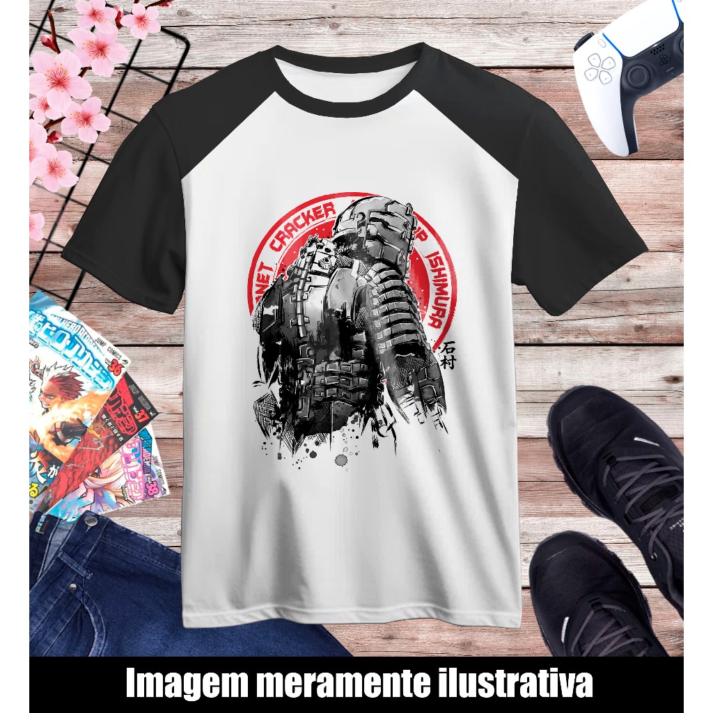 camisa de jogo arte Dead Space personalizada Game geek nerd