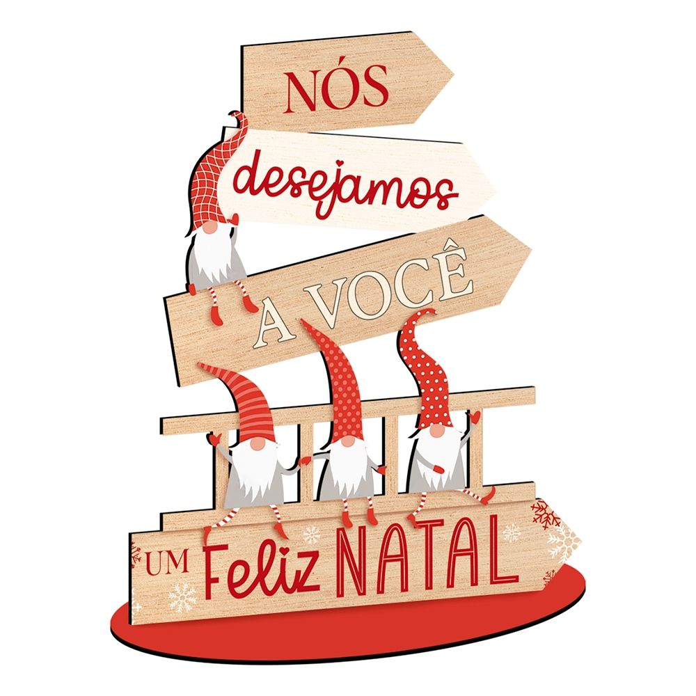 Enfeite De Mesa Decorativo Duendes Feliz Natal Gnomos Gnomos Decoração Diferente Votos Natalinos