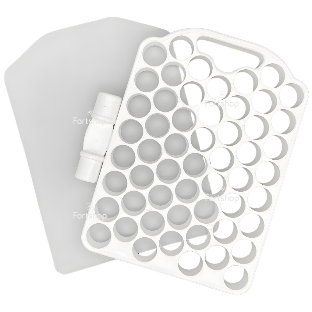 Placa Porcionadora Doce 10g 13g 15g OU 18g 55 Furos Dosadora Brigadeiro Beijinho Docinho C...