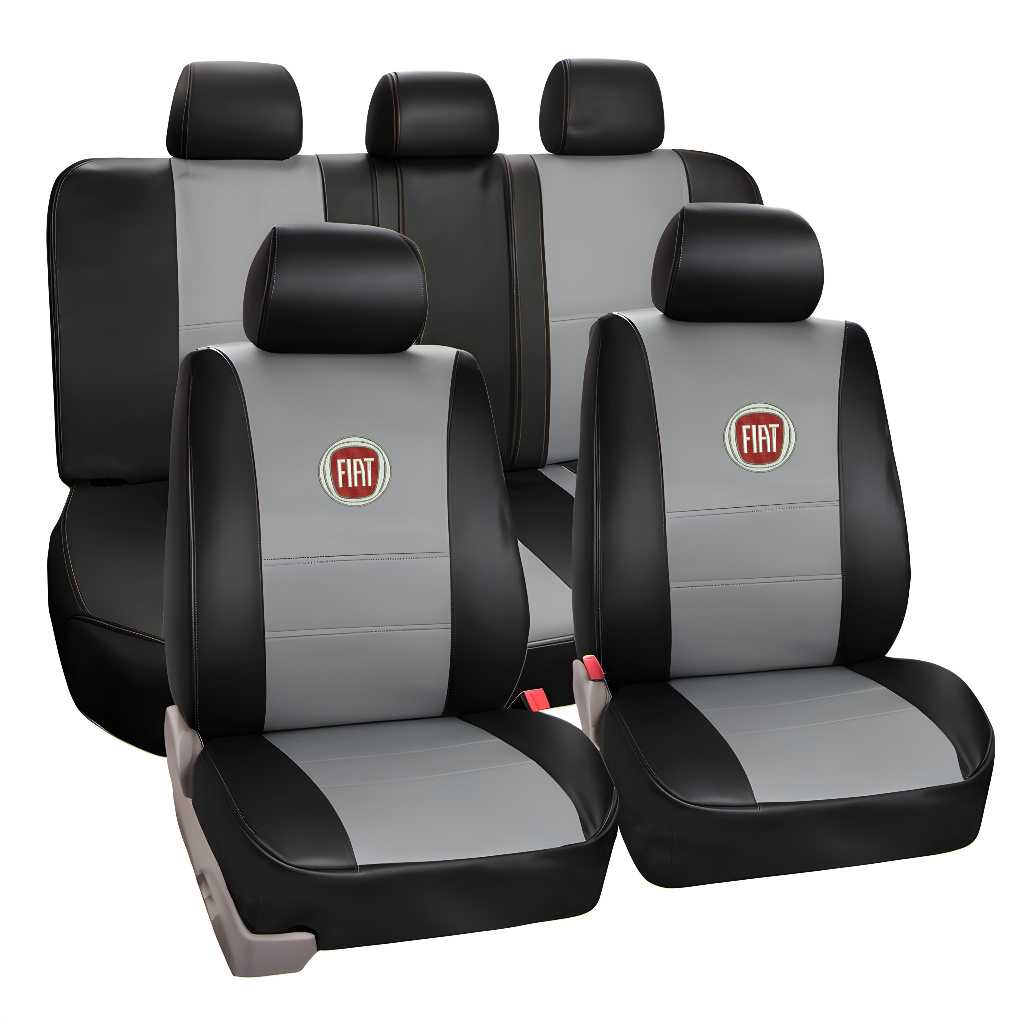 Capa Banco Couro Automotivo Fiat Mobi 2017 a 2024 Encosto de cabeça fixo em Oferta na Shopee
