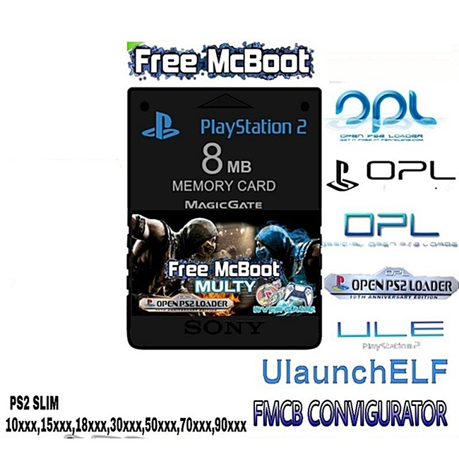 Memory Card 8mb + Opl Atualizado + Ulaunchel
