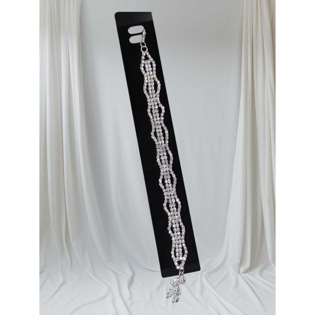 PULSEIRA NOIVA, DEBUTANTE COM STRASS em Oferta na Shopee