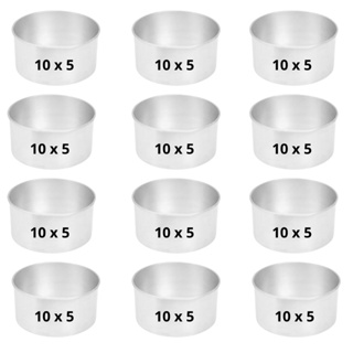 Conjunto Forma 12(DOZE) Bento Cake 10 x 5 Bolo Assadeira Alumínio em Oferta na Shopee