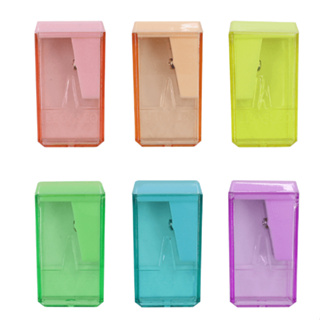 6 Apontador com Depósito Plástico Pastel em Oferta na Shopee