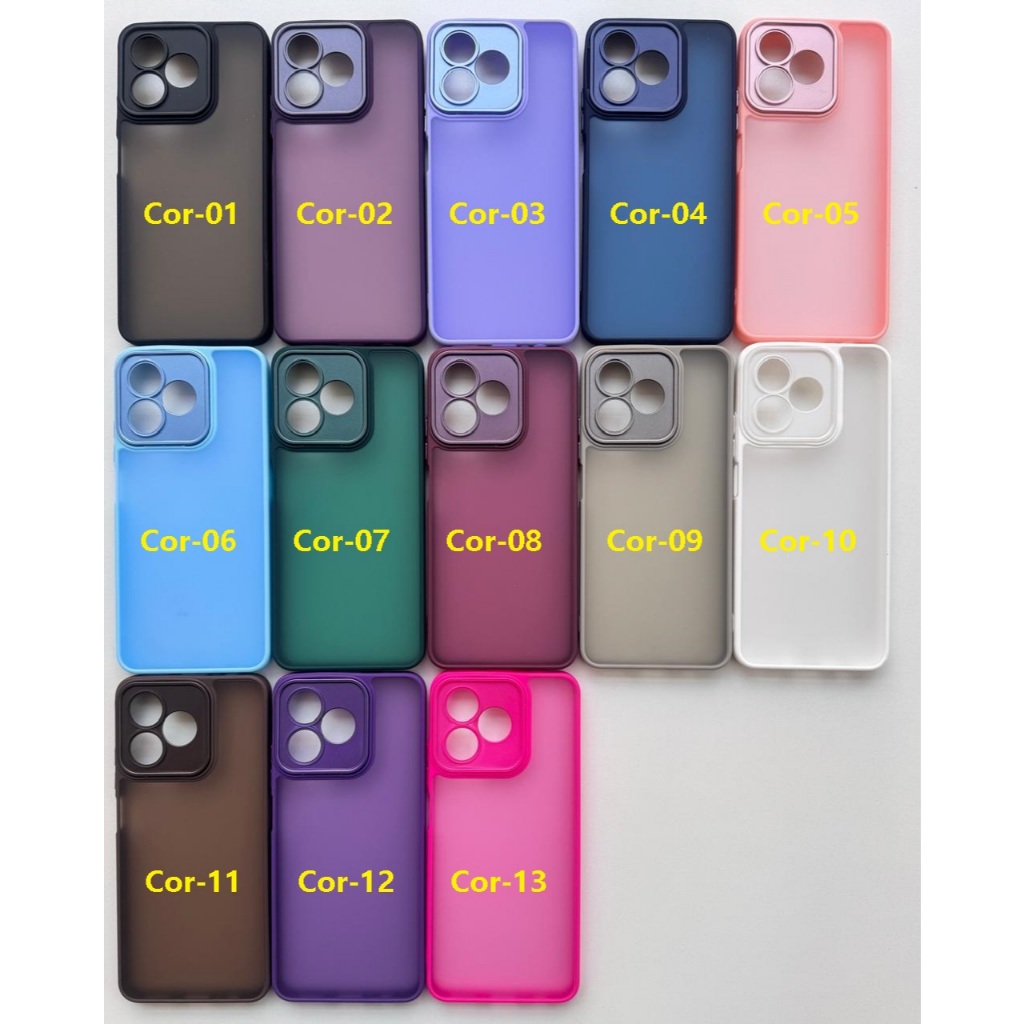 Capa Capinha de Celular Para Xiaomi Redmi Note 11 12 12S Poco X5 Pro 4G 5G  -  Capa Fosca Translúcida / 28XM  - CP 028 em Oferta na Shopee