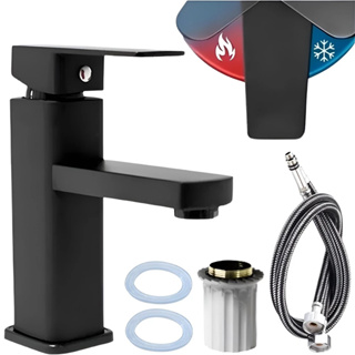 Torneira para banheiro preta lavabo luxo Água Qunte E  Fria, torneira controle de temperatura em Oferta na Shopee