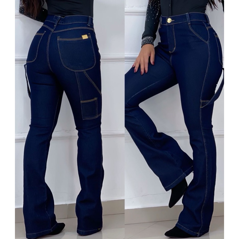 Calça Jeans Flare Carpinteira Country Linha Premium
